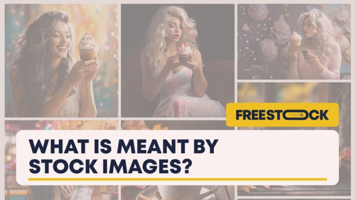 What is meant by stock images?